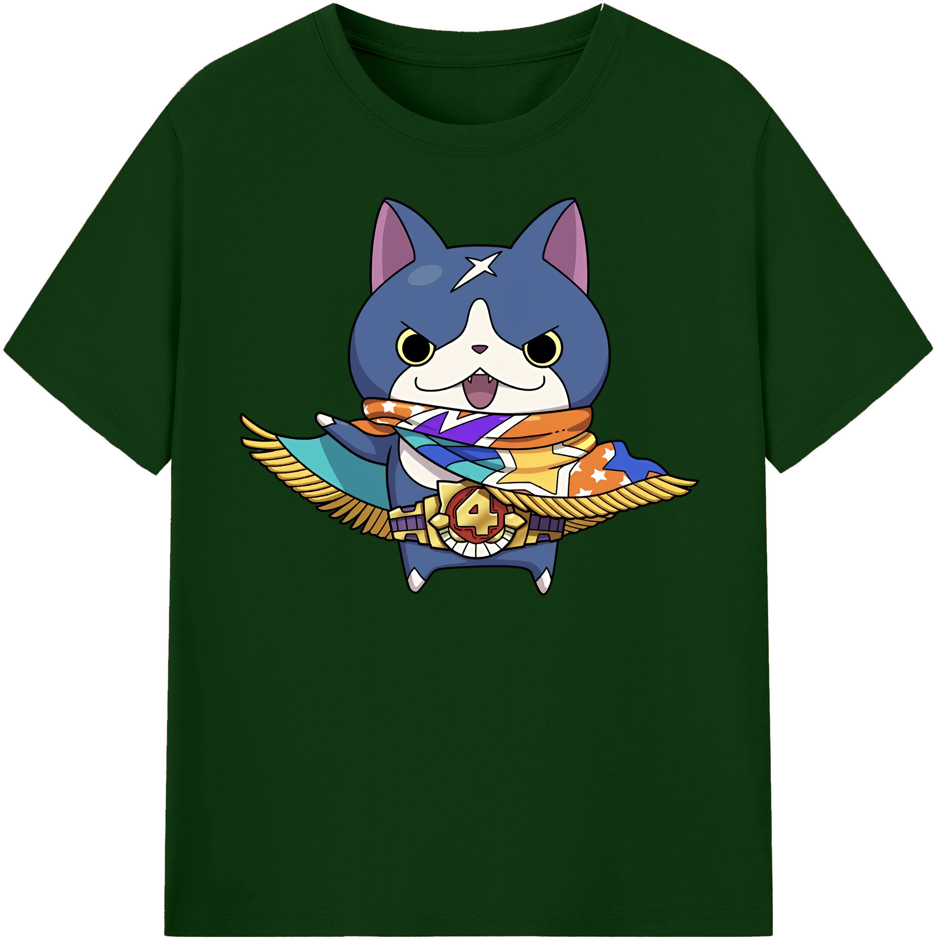 （画像用） 妖怪ウォッチ Yo-kai Watch 綿100％半袖Tシャツ（フロントプリント）